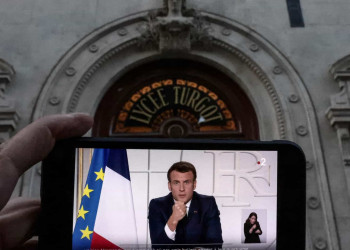 Macron anuncia novo lockdown na França